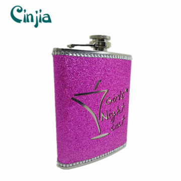 8 Oz New Design Steel Hip Flask for Travel